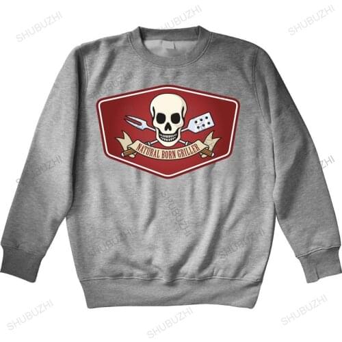 Men sweatshirt spring Born Grillers Grilling Bbq Butcher Chef Weber Grill Smoker unisex sweatshirt men top