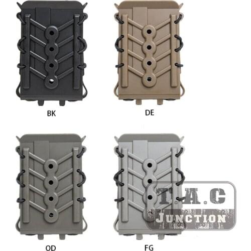 For 7.62 Tactical Magazine Pouch Mag Carrier Protection Case Paintball Airsoft Back Clip Military Magazine Pouch For M4 M16 G36