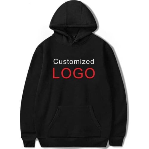 Personal Customized Logo Printing High Quality Hooded Sweatshirt Pullover Hoodies Fashion Clothing Design Your Own Hoodie