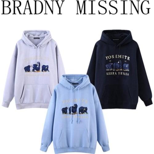 Oversize Girls Soft Cotton Hoodies 2021 Spring-Autumn Fashion Ladies Fleece Pullovers Loose Women Vintage Hooded Outerwear