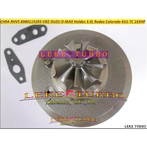 Turbo Cartridge CHRA RHV5 8980115293 8980115295 8980115296 For HOLDEN Rodeo Colorado for ISUZU D-MAX 3.0L 4JJ1T 4JJ1-TC 163HP