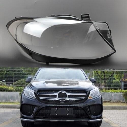 W292 GLE lens lampshade Headlight cover for Mercedes-Benz W292 GLE300 400 450 Lens Headlight transparent housing shell 2015-2019