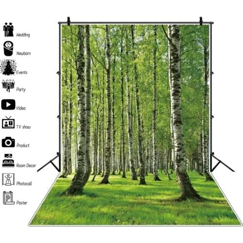 Yeele Background Photography Srping Green Grass Forest Jungle Natural Scenery Room Decor Backdrop Photocall For Photo Studio