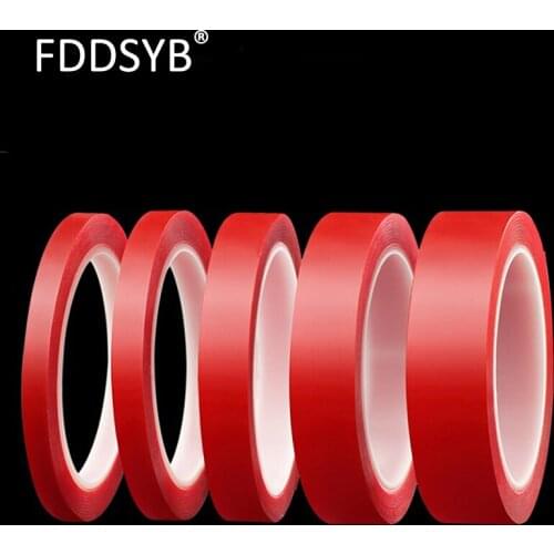 1 Roll 3 Meter Double Sided Adhesive Tape Acrylic Transparent No Traces Sticker for LED strip Car Fixed Phone Tablet Fixed
