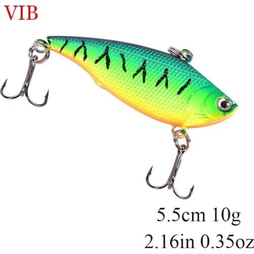 1Pcs 5.5Cm 10G Vib Lure Sinking Wobblers for Pike Rattlin Jerkbait Crankbaits Fishing Lure Hard Artificial Bait for Fishing