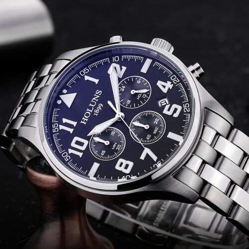 2021 New Design Fashion Mens Stainless Steel Strap Fashion Business Quartz Watch Top Brand Luxury Fully Waterproof Sports Watch