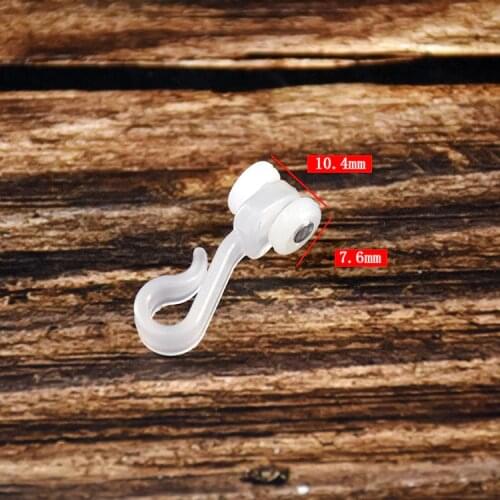 30Pcs Mosquito net track pulley mute roller hook I-shaped rail slide rail straight rail vintage accessories wheels super small