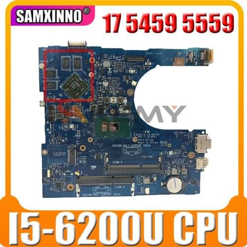 Akemy For Dell Inspiron 17 5459 5559 Laptop Motherboard With SR2EY I5-6200u AAL15 LA-D071P CN-03JXDM 03JXDM 3JXDM