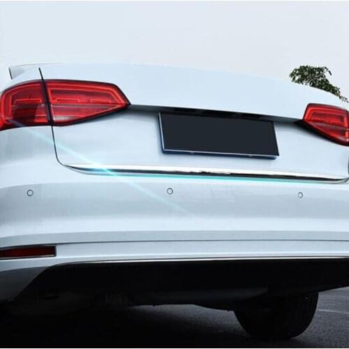 Stainless Steel For Citroen Elysee C-Elysee accessories 2014 2015 2016Rear Tailgate Trunk Lid Cover Trim car styling 1pcs