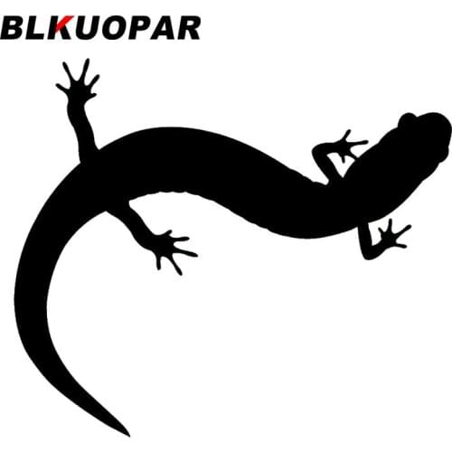 BLKUOPAR for Salamander Silhouette Car Stickers Sunscreen Decals Trunk Creative Car Assessoires Snowboard Campervan Funny Decor
