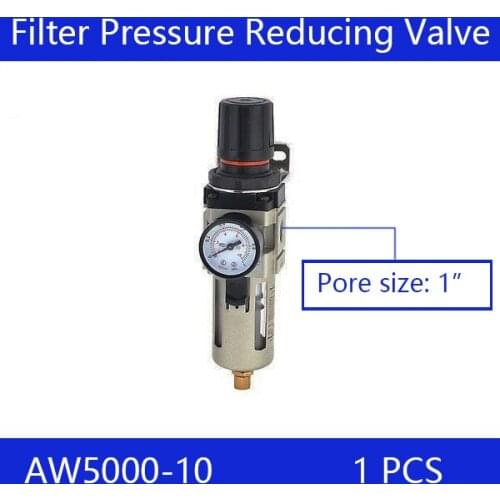 Free shipping AW5000-10 Gas source processor drainage single pieces of air filter minus pressure regulating valve