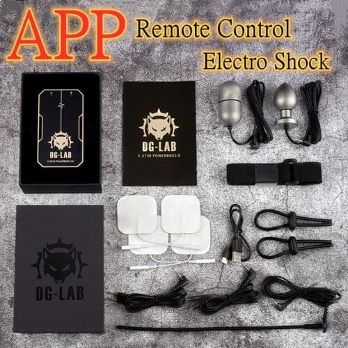 DG-LAB APP Control Electric Shock DIY Power Box,Electro Dual Output Host,Medical Themed Device,BDSM Adult Sex Toys For Couples