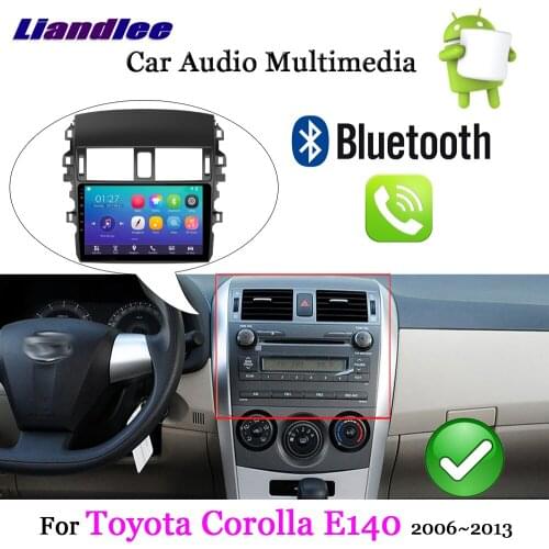 For Toyota Corolla E140 2006-2013 Android 7.1 Multimedia System Radio Carplay Wifi FM GPS Navigation