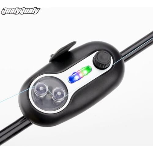 Electronic LED Light Fishing Bite Alarms Luminous Fishing Line Gear Alert Indicator Night Fishing Accessories