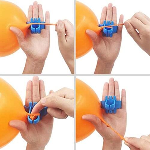 Hot Sale Creative Balloon Arch Garland Decorating Strip Kit Balloon Tape Strip Tying Tool Ballon Dot Glue Easy Balloons Knot Tie