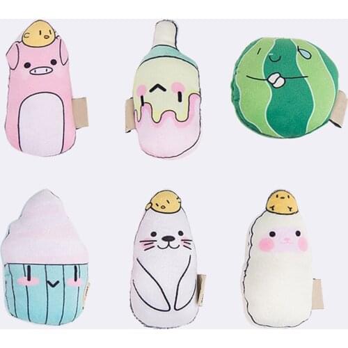 Japanese Style Animals Shape Puppy Cat Toy Catnip Pet Chew Toys for Cats Katten Accessories Mascotas Product juguetes para gatos