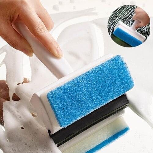 Cleaning Tool Double-sided Cleaning Brush Car Window Cleaning Brush Spray Window Glass Brush Wiper Cleaner Washing Scraper Home