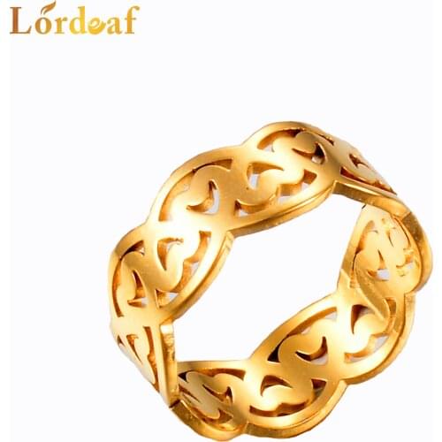 Mens And Womens Stainless Steel Rings Fashion High-Quality Style