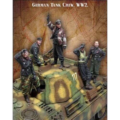 Resin Soldier Five-Person Kit Model 1:35