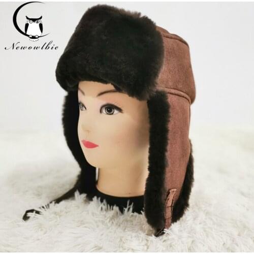 Newowlbie Men's Leather Hats