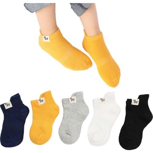 5 Pairs/lot 1 to 11 Years Cotton Kids Socks Winter Spring Autumn Toddler Socks Casual Sport Boys Childrens Sock