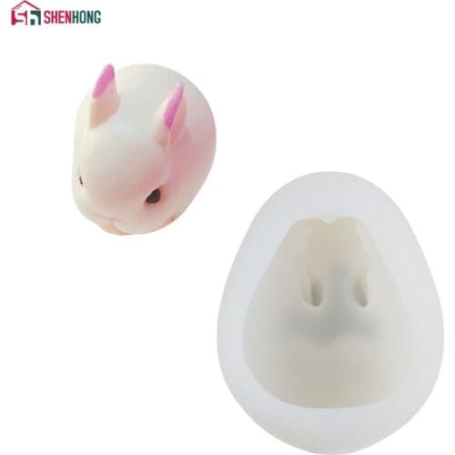 NEW 3D Rabbit Dessert Silicone Cake Molds For Baking Ice Moule Mousse Pastry Decorating Tools Chocolate Mould DIY
