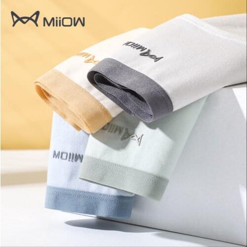 MiiOW Ladies Underwear Women Cotton Antibacterial Students Korean Girls Waist Seamless Cotton Girls Briefs