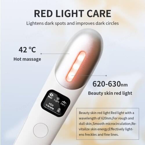 EMS Vibration Eyes Massager LED Screen Eye Care Tools Anti Wrinkles Remove Dark Circle Anti Aging Eye Care Beauty Instrument