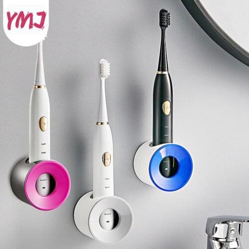 1PC Electric Toothbrush Holder Dust-proof Toothbrush Holder Wall Mount Stand Bathroom Organizer Accessories Set Dropshopping