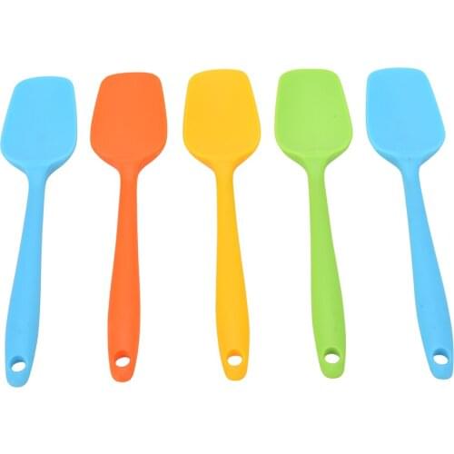 1pcs Gadget Silicone Baking & Pastry Tools Random Color Practical Cake Butter Cream Spatula Oil Bread Scraper Brush Kitchen Tool
