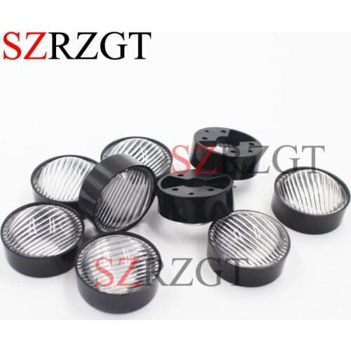 10-100pcs 60degree High Power LED lens 23mm convex lens pmma led lens with black holder DIY