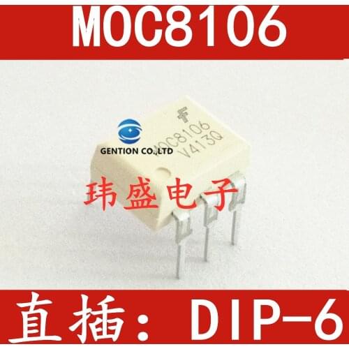 10PCS MOC8106 MOC8106M DIP-6 light coupling in stock 100% new and original