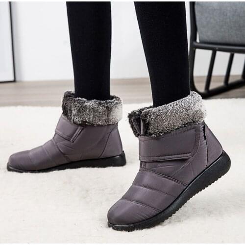 2021 Winter Women Boots Waterproof Snow Boots Fashion Winter Shoes Women Casual Lightweight Ankle Botas Mujer Warm Winter Boots