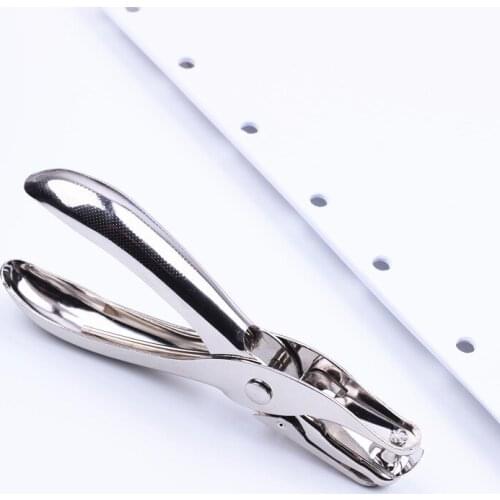 3mm Small Mini Tiny Shaped Circle Metal Single Handheld Hole Paper Punch Punchers With Soft-Handled For Tags Clothing Ticket