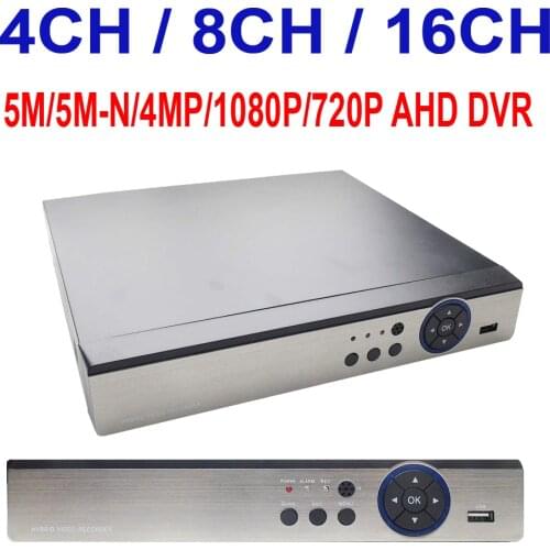 5M AHD Hybrid DVR 4CH 8CH 16CH 5MP 4MP 1080N 720P Video Surveillance Security CCTV Recorder HD For Analog AHD CVI TVI IP Camera