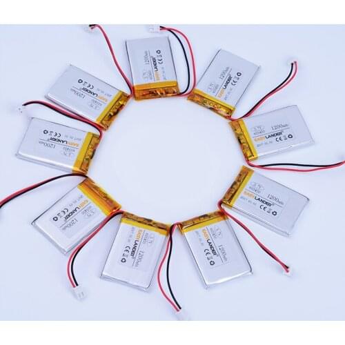 9pcs/Lot 3.7V 1200mAh Rechargeable li Polymer Li-ion Battery For MP3 MP4 Game Player mouse PSP Lampe speaker toys 603450 063450