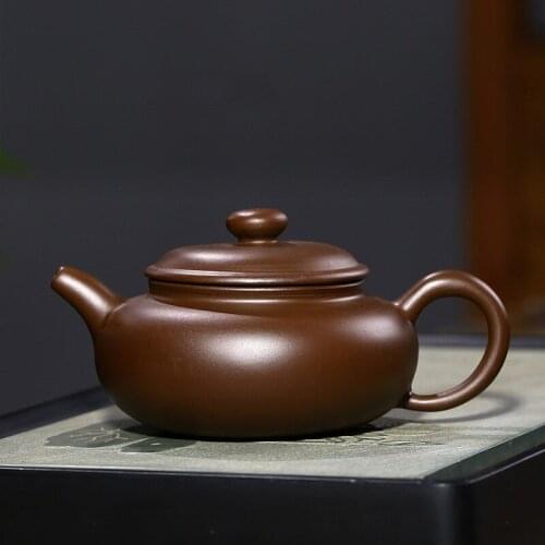 220cc China YiXing handmade fu gu teapot grout zi sha clay gong fu teapot tea set