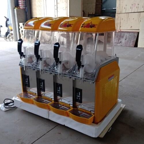 Electric Cold Juice Drinks Machine 3 Cylinder Snow Mud Machines Commercial Snow Melting Machine Sand Ice Maker