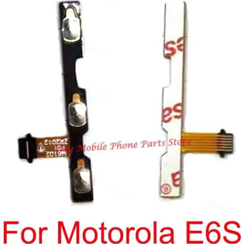 Power And Volume Flex Cable For Motorola Moto E6S Volume Power Switch ON OFF Side Key Buttons Flex Cable Repair Spare Parts