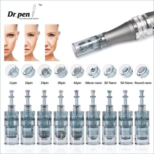 Dr Pen Ultima M8 Needle Cartridges 20Pcs Replacement Bayonet Microneedling Needles 11 16 24 36 42 Nano Compatible with Dr.pen M8