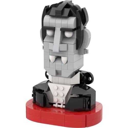 MOC Vampire Dracula Classic Movie Character Building Block Model Vreatives Assembling Bricks Toy Childrens Gift For Halloween