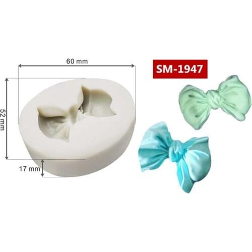 Kitchen Supplies DIY Baking Accessories Cupcake Border Molds 1Pcs Silicone Multi Purpose Cake Decorating Tool Bowknot