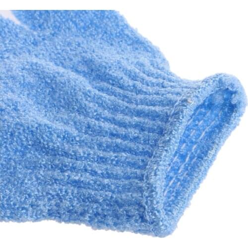 1Pc Bath Glove Exfoliating Wash Skin Spa Massage Shower Scrub Scrubber X7JB