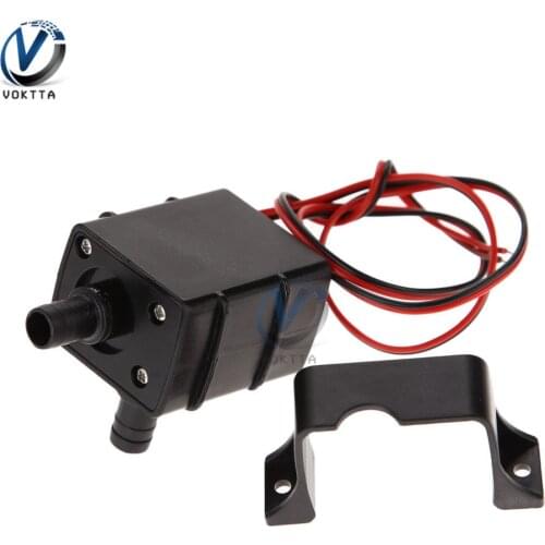 DC 12V 240L/H Hydroponics Heating Mattress Food Mdical Super Sound-off Water Cooling Cycle Brushless Pressure Boost DC Pump