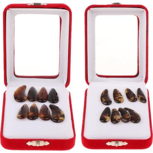 16Pcs Zither Nails Finger Picks for Guzheng Player Stage Performance Accessory