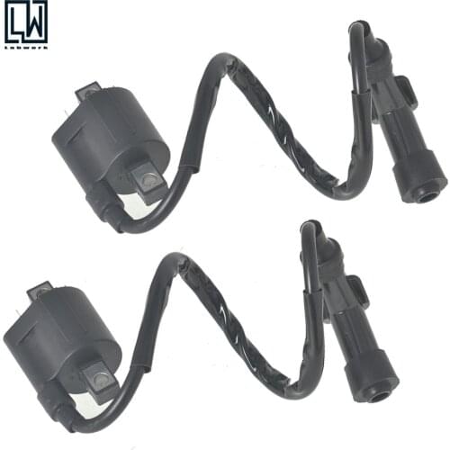 FRONT & REAR IGNITION COILS For SUZUKI VS1400GLP Intruder 1400 1987-2004