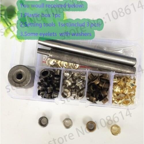 Cap Flat eyelet with setting tool colthes accessories factory direct sales Support for Leathercraft DIY Scrapbooking Shoes Belt