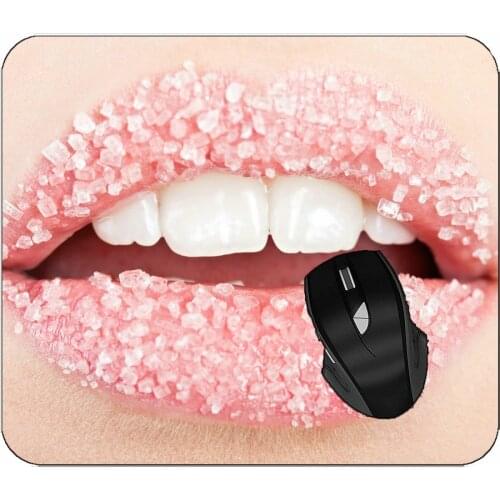 Mousepads Close-Up Lips Pink Mouse Mat