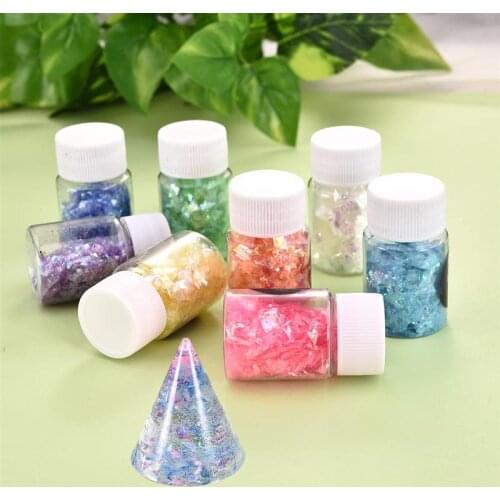 15ml DIY Sugar Shell Pieces Flashing Debris Material Epoxy Jewelry Filling For Resin Mold Jewelry Making Accessories