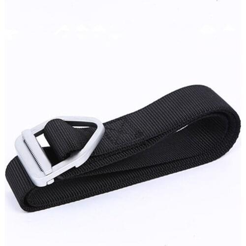 Flying Art Bullet U.S. Airborne Division Nylon Belt Mens Zinc Alloy Casual Tactical Outdoor Military Training Mens Belt